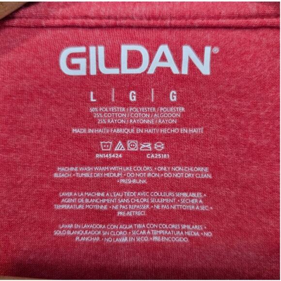 Texas Sucks T-Shirt Mens Large Heather Red TXSUXS Boomer Sooner OU Oklahoma Fans - Picture 7 of 7